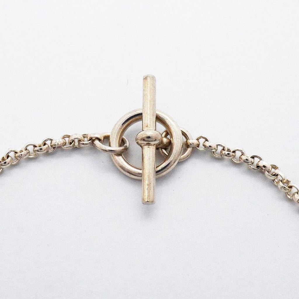 Hermes Bracelet Ex-Libris PM 18k Pink Gold 925 Sterling Silver — view 4