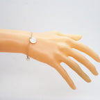 Hermes Bracelet Ex-Libris PM 18k Pink Gold 925 Sterling Silver — view 6
