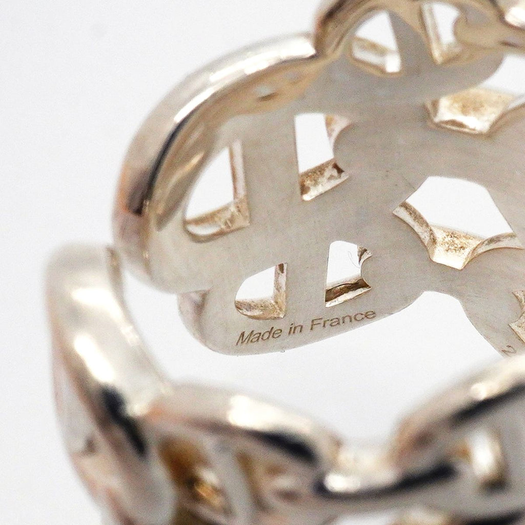 Hermes Ring Enchainee Chaine D'ancre 925 Sterling Silver — view 5