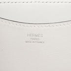 Hermes Handbag in the Loop 18 Toile H New White Silver — view 5