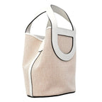 Hermes Handbag in the Loop 18 Toile H New White Silver — view 2