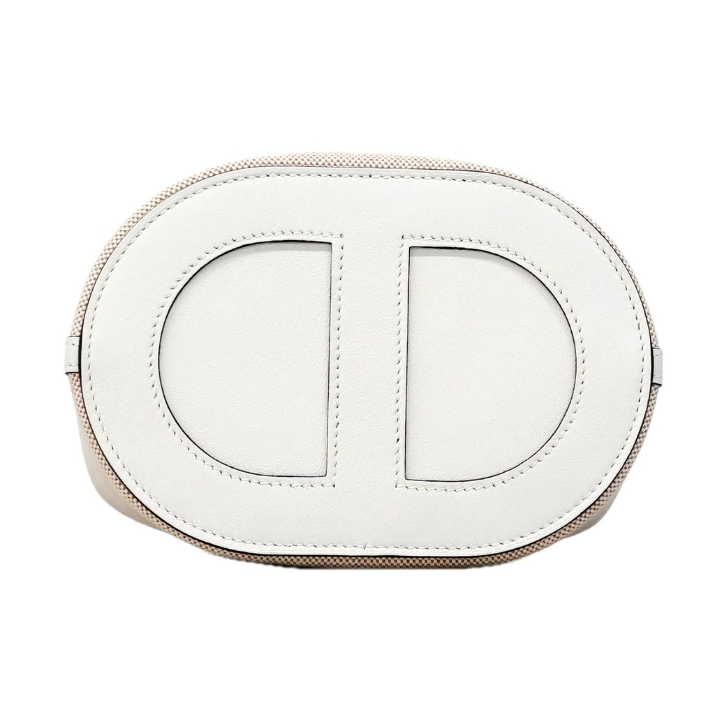 Hermes Handbag in the Loop 18 Toile H New White Silver — view 3
