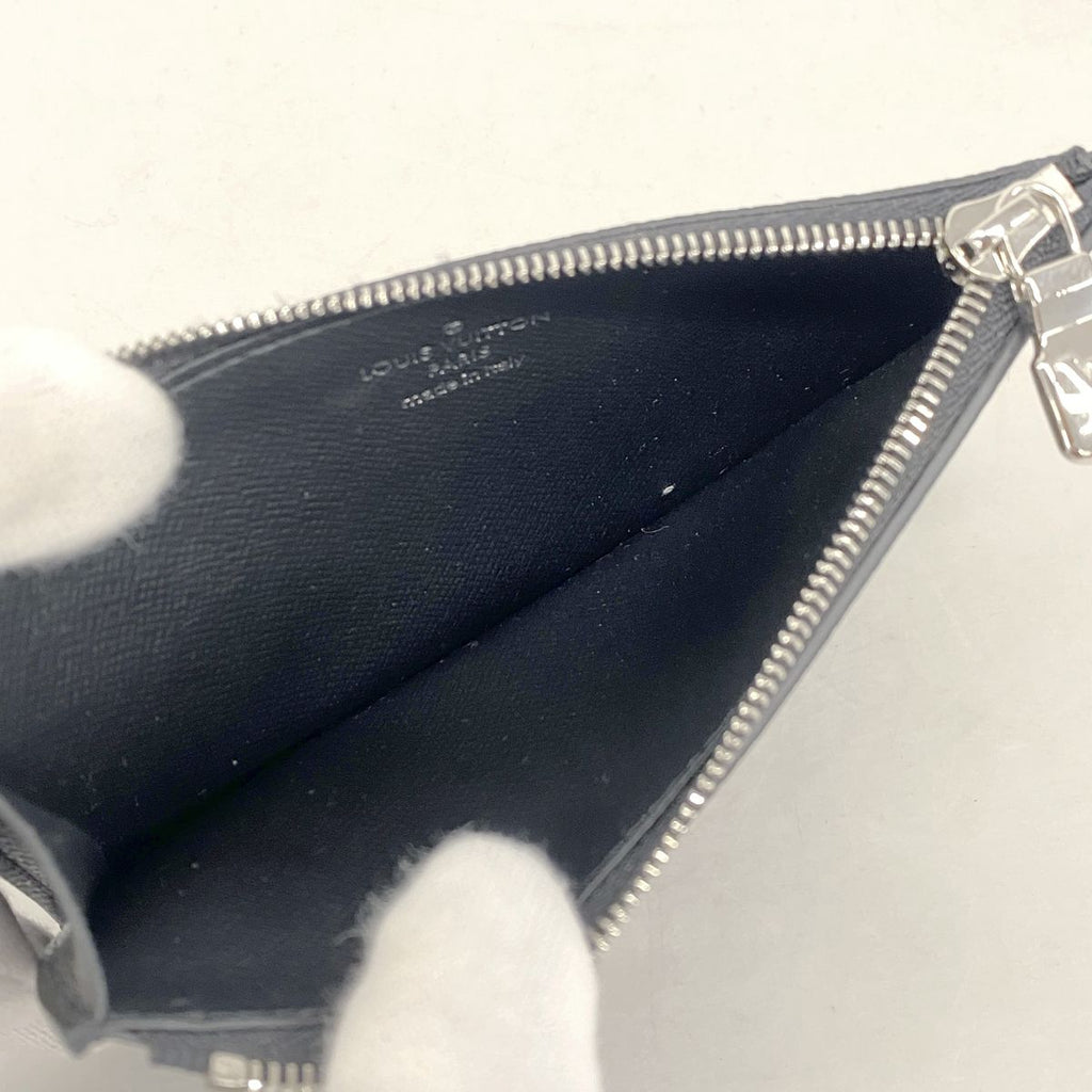 Louis Vuitton Taiga Coin Card Holder Ardoise — view 3