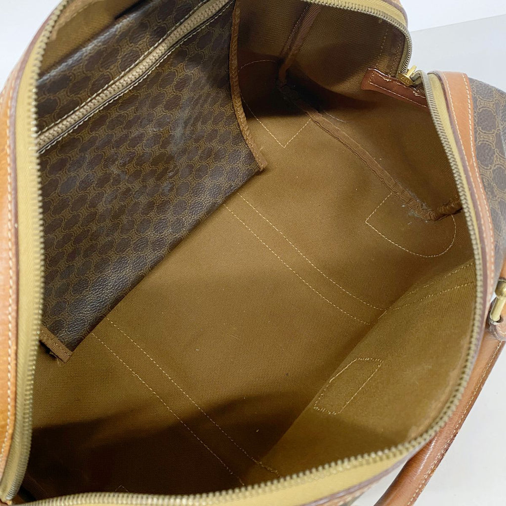 Celine Handbag Macadam Brown Gold — view 4