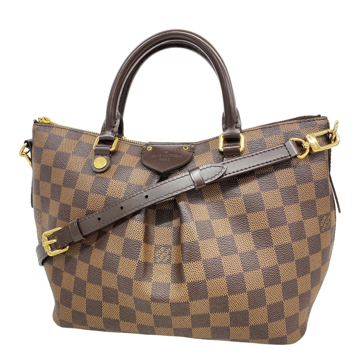 Louis Vuitton Handbag Damier Sienna PM Ebene 2-Way Bag