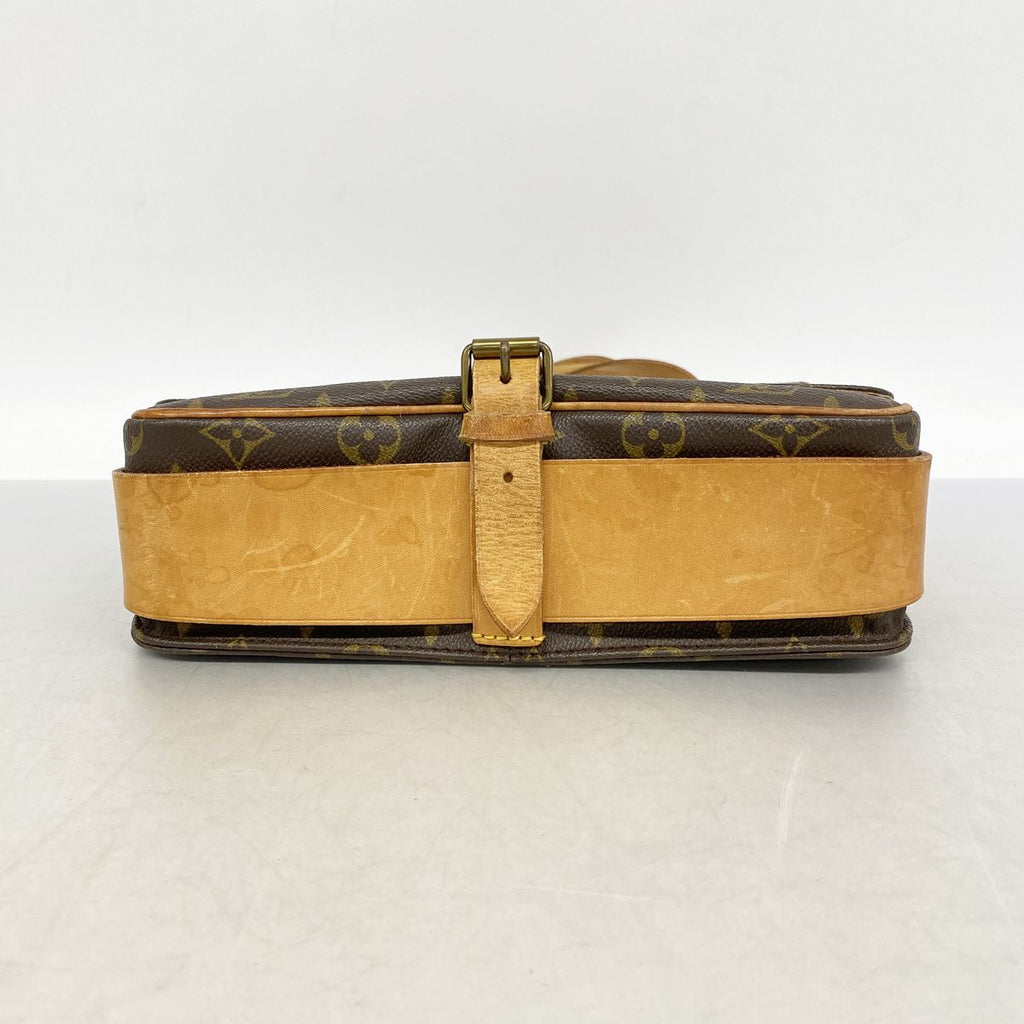 Louis Vuitton Shoulder Bag Monogram Cartouchiere GM Brown — view 3