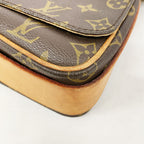 Louis Vuitton Shoulder Bag Monogram Cartouchiere GM Brown — view 6