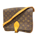 Louis Vuitton Shoulder Bag Monogram Cartouchiere GM Brown