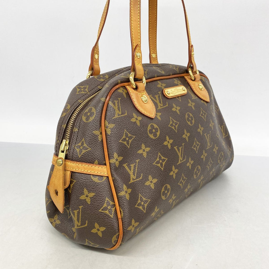 Louis Vuitton Shoulder Bag Monogram Montorgueil PM Brown — view 2