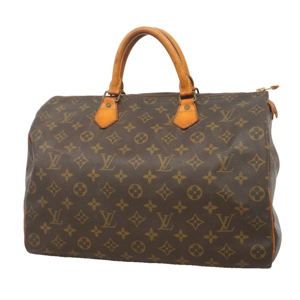Louis Vuitton Handbag Monogram Speedy 35 Brown