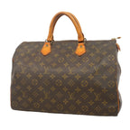 Louis Vuitton Handbag Monogram Speedy 35 Brown