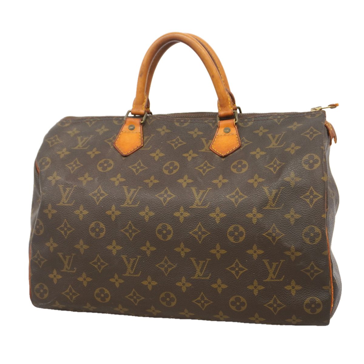 Louis Vuitton Handbag Monogram Speedy 35 Brown