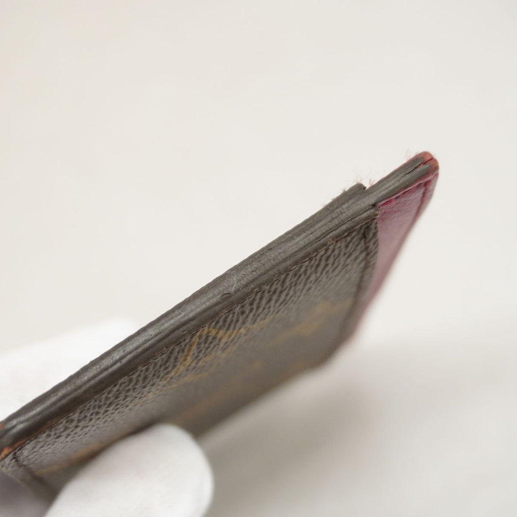 Louis Vuitton Card Case Monogram Porte Cartes Simple Fuchsia — view 8
