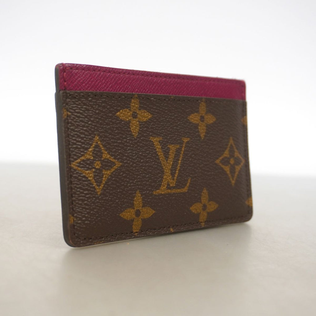 Louis Vuitton Card Case Monogram Porte Cartes Simple Fuchsia — view 2