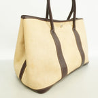 Hermes Tote Bag Garden Party PM Toile H Brown Silver — view 2