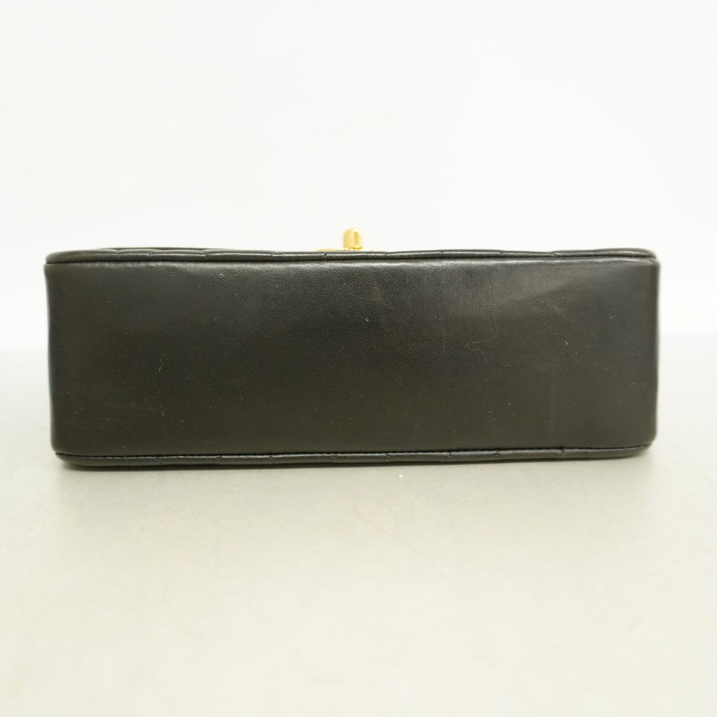 Chanel Shoulder Bag Diana Lambskin Black Gold — view 3