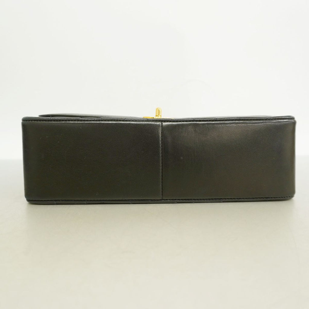 Chanel Shoulder Bag Diana Lambskin Black Gold — view 3