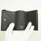 Louis Vuitton Trifold Wallet LV Blue M Mini M Black — view 3