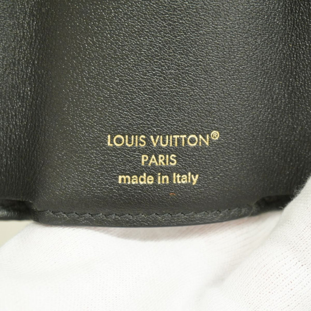 Louis Vuitton Trifold Wallet LV Blue M Mini M Black — view 4