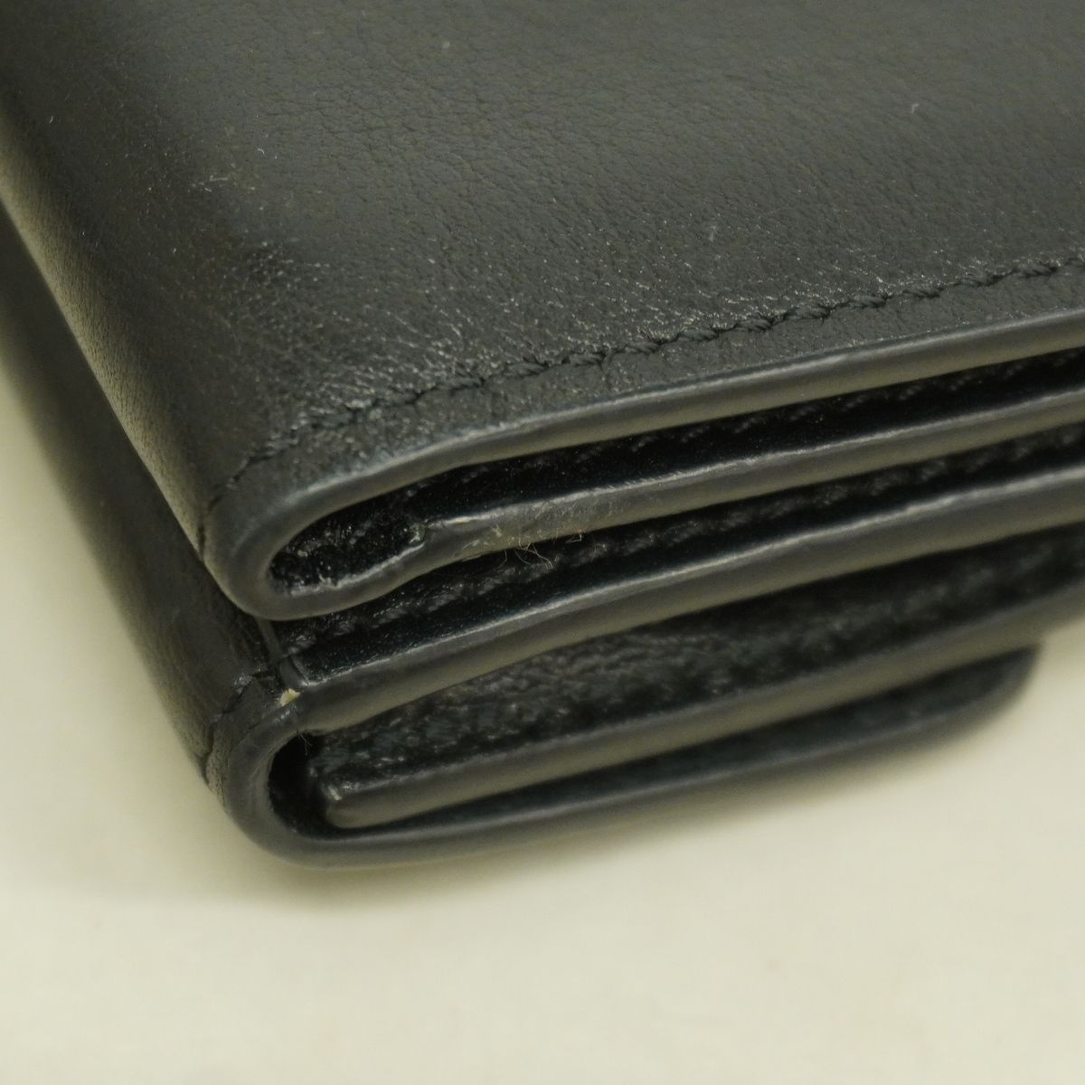 Louis Vuitton Trifold Wallet LV Blue M Mini M Black — view 6