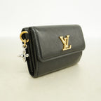 Louis Vuitton Trifold Wallet LV Blue M Mini M Black — view 2