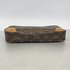 Louis Vuitton Clutch Monogram Marly Dragonne GM Brown — view 3