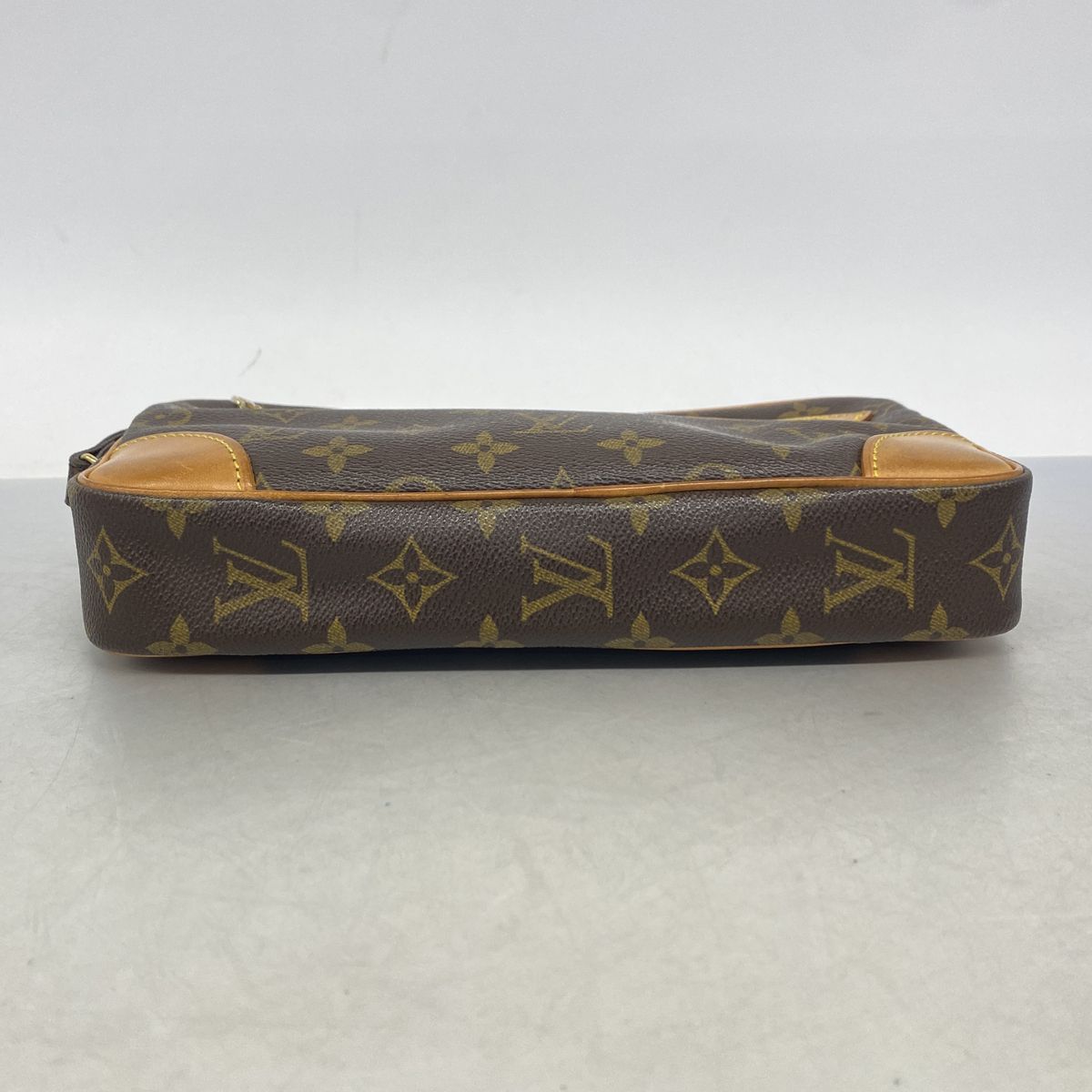 Louis Vuitton Clutch Monogram Marly Dragonne GM Brown — view 3