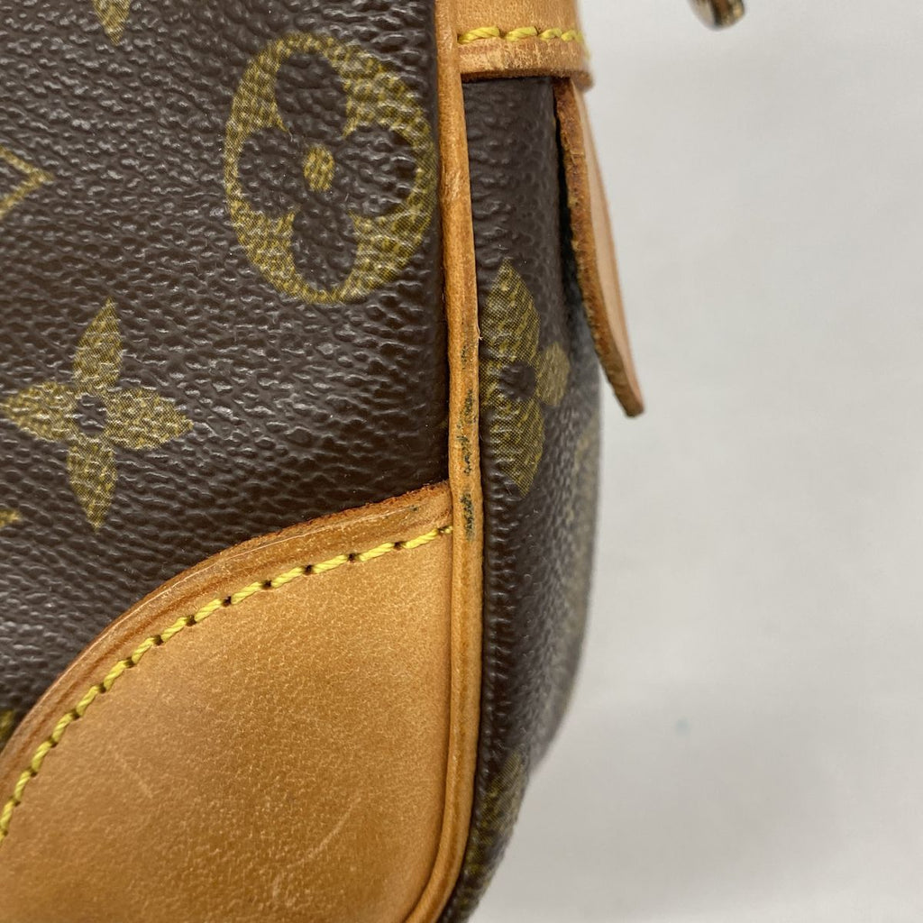 Louis Vuitton Clutch Monogram Marly Dragonne GM Brown — view 7