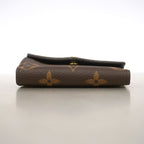 Louis Vuitton Trifold Wallet Monogram Giant Reverse Portefeuille Zoe Brown — view 3