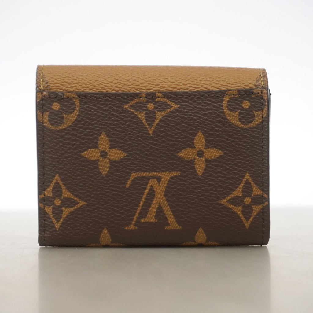 Louis Vuitton Trifold Wallet Monogram Giant Reverse Portefeuille Zoe Brown — view 8