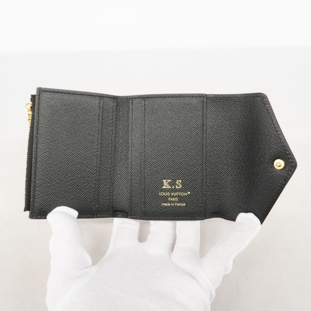 Louis Vuitton Trifold Wallet Monogram Giant Reverse Portefeuille Zoe Brown — view 4