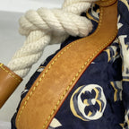Louis Vuitton Shoulder Bag Cruise Bulle MM Marine — view 7