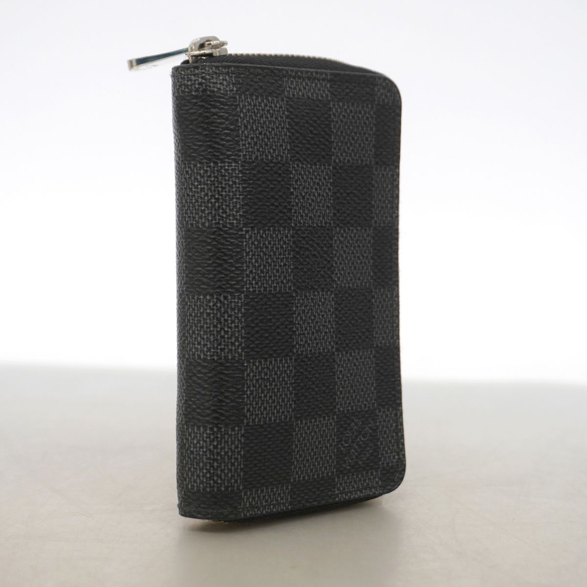 Louis Vuitton Coin Purse Damier Graphite Zippy Black Gray — view 2