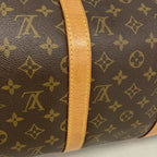 Louis Vuitton Boston Bag Monogram Keepall 50 Brown — view 8