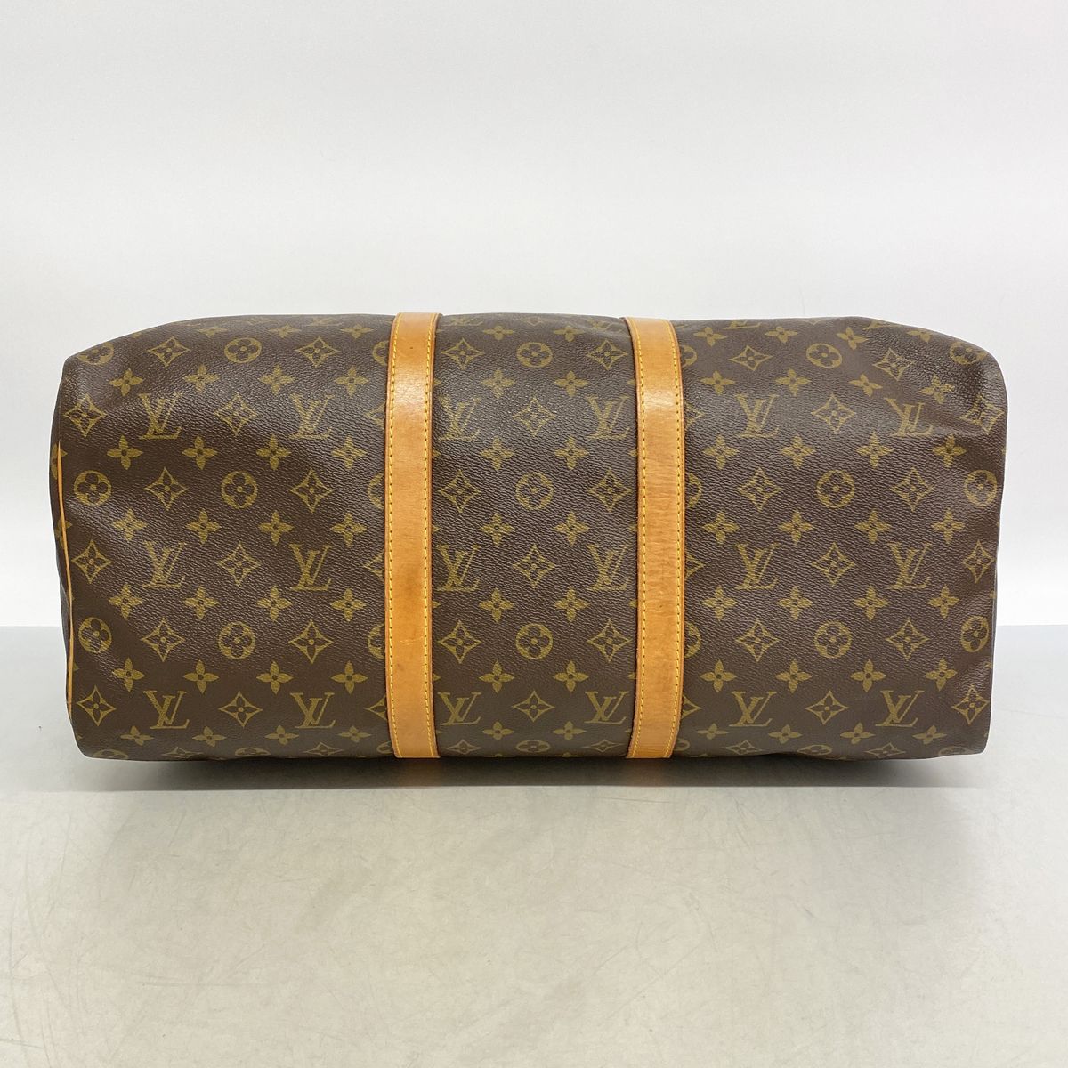 Louis Vuitton Boston Bag Monogram Keepall 50 Brown — view 3