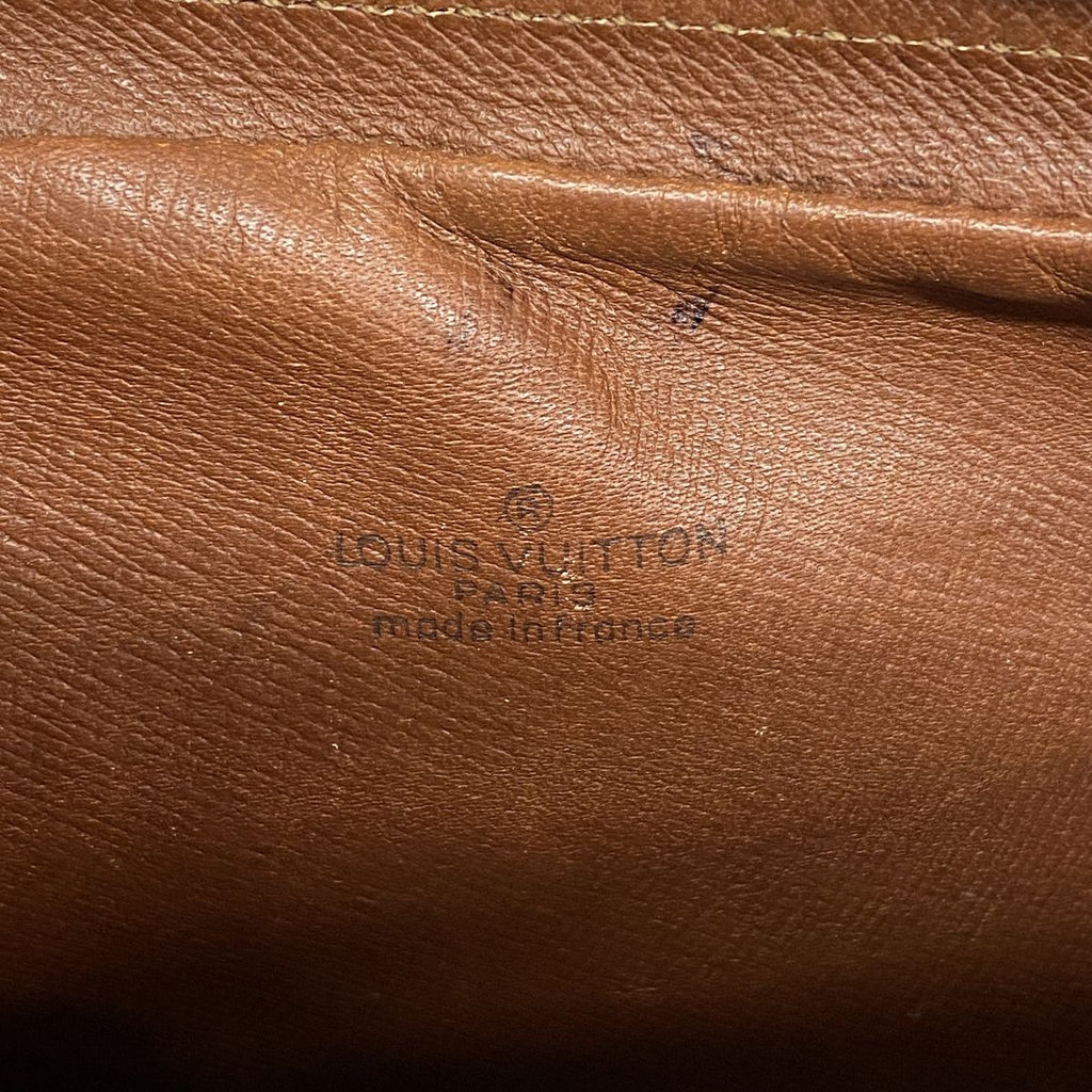 Louis Vuitton Clutch Monogram Marly Dragonne PM Brown — view 5