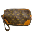 Louis Vuitton Clutch Monogram Marly Dragonne PM Brown