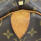 Louis Vuitton Boston Bag Monogram Keepall 50 Brown — view 5