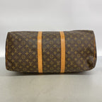 Louis Vuitton Boston Bag Monogram Keepall 50 Brown — view 3