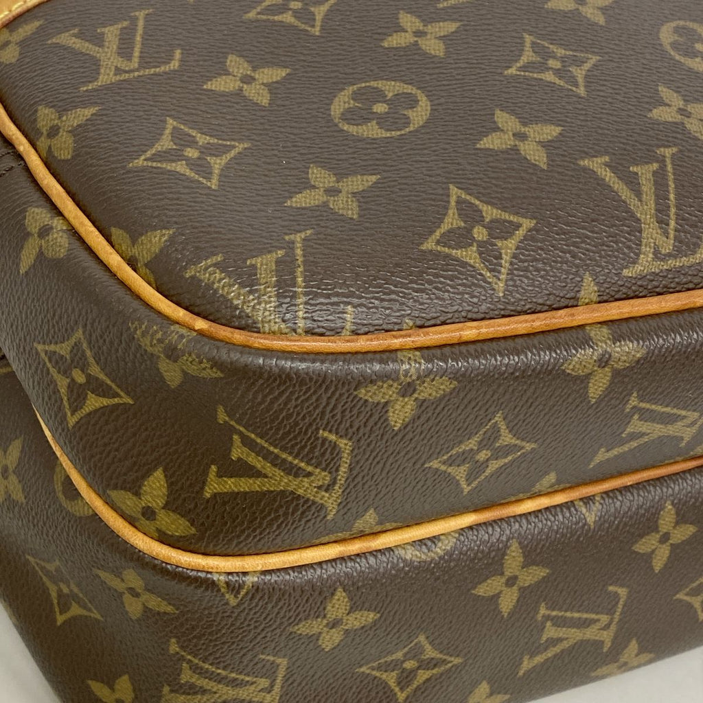 Louis Vuitton Shoulder Bag Monogram Reporter PM Brown — view 6