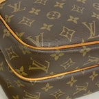 Louis Vuitton Shoulder Bag Monogram Reporter PM Brown — view 6