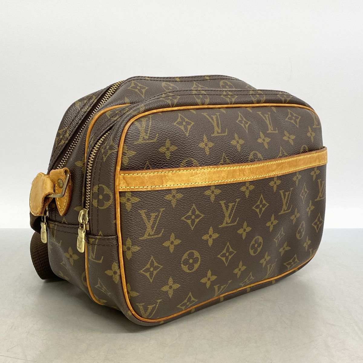 Louis Vuitton Shoulder Bag Monogram Reporter PM Brown — view 2