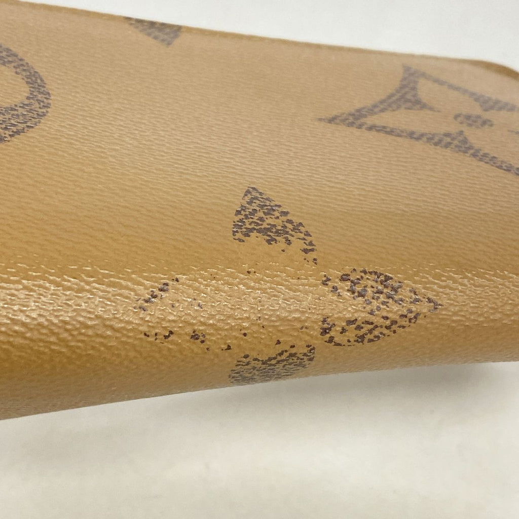 Louis Vuitton Wallet Monogram Giant Reverse Zippy Brown — view 6