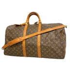 Louis Vuitton Boston Bag Monogram Keepall Bandouliere 55 Brown