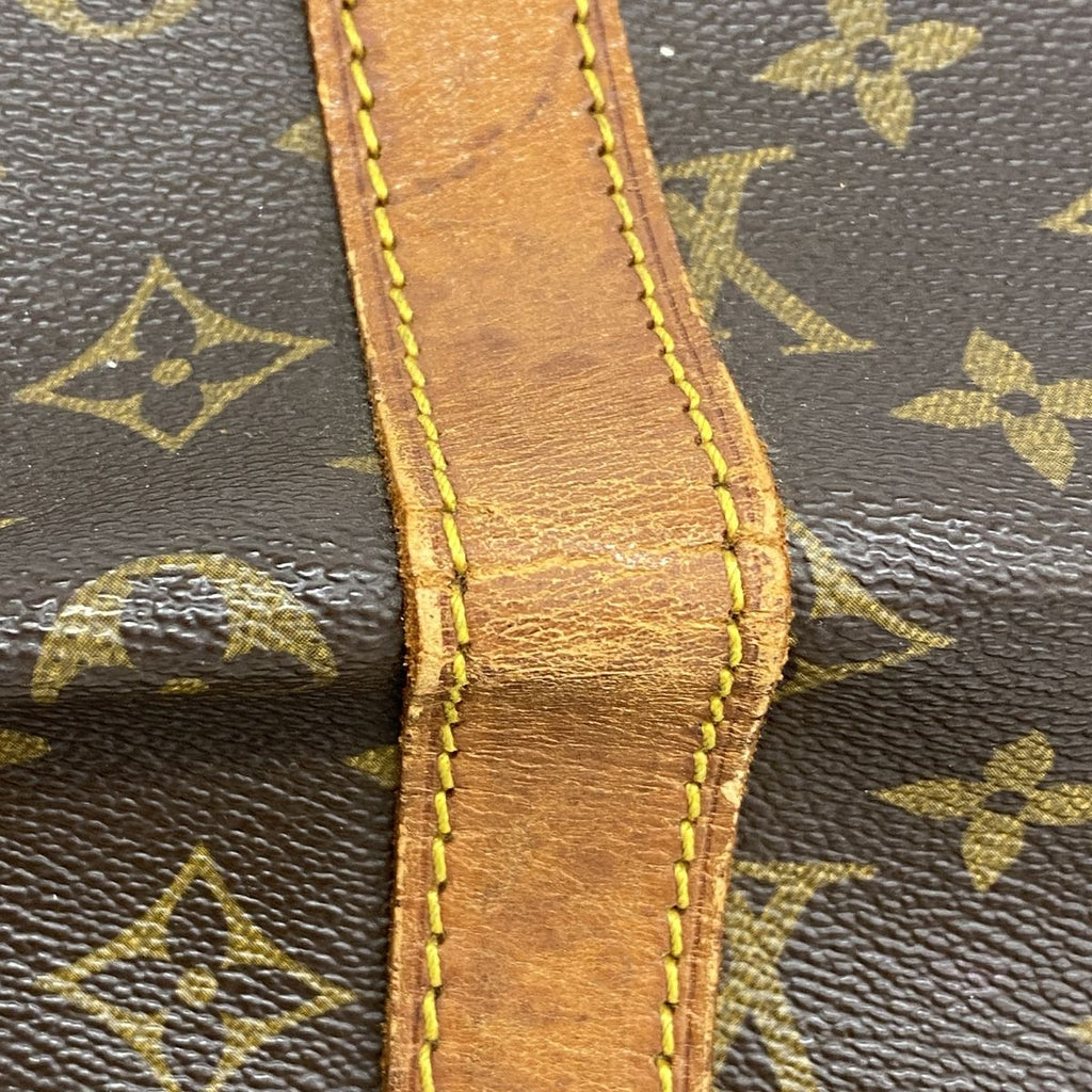 Louis Vuitton Boston Bag Monogram Keepall Bandouliere 55 Brown — view 6