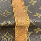 Louis Vuitton Boston Bag Monogram Keepall Bandouliere 55 Brown — view 6