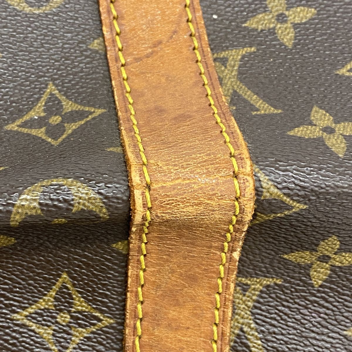 Louis Vuitton Boston Bag Monogram Keepall Bandouliere 55 Brown — view 6