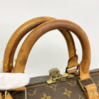 Louis Vuitton Boston Bag Monogram Keepall Bandouliere 55 Brown — view 8