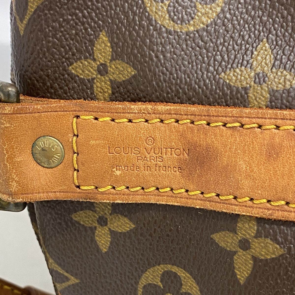 Louis Vuitton Boston Bag Monogram Keepall Bandouliere 55 Brown — view 5