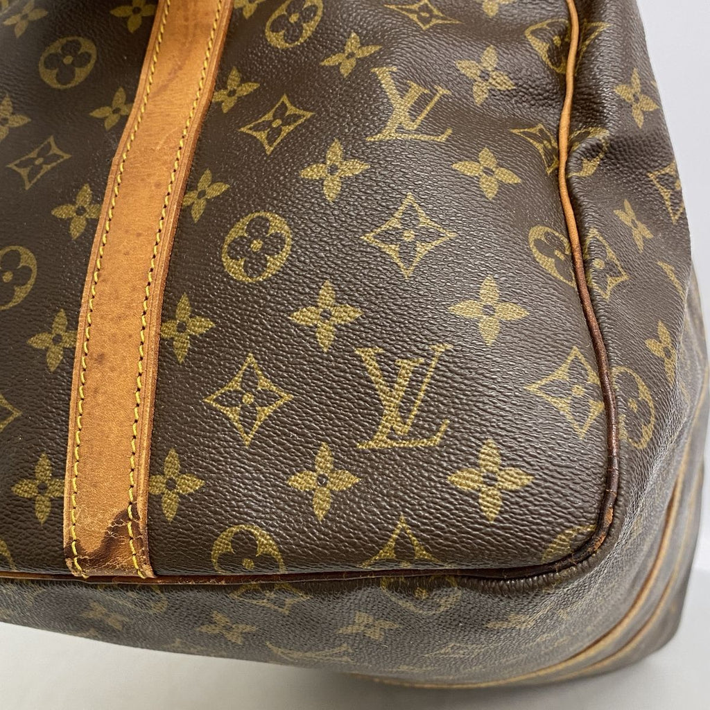 Louis Vuitton Boston Bag Monogram Keepall Bandouliere 55 Brown — view 7